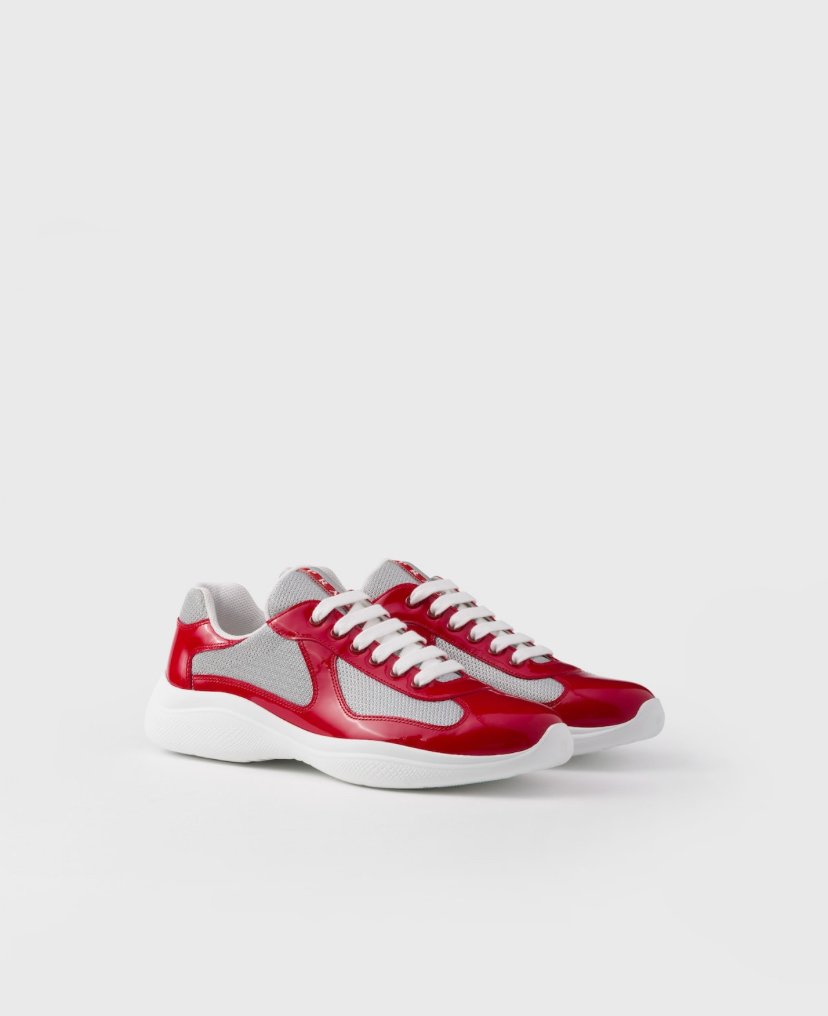 Baskets Prada Rouge