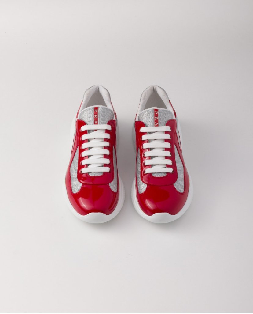 Baskets Prada Rouge